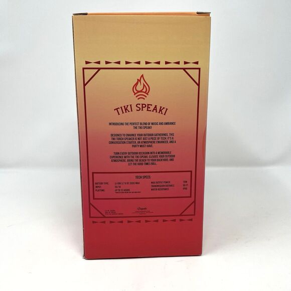 Hard Rock Hotel Casino Tulsa Tiki Speaki Wireless Bluetooth Speaker w/Stake NEW - Picture 4 of 13